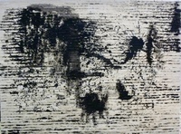 Huellas, mixed media on canvas, 60x70, 2013